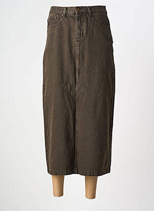 Fustă lungă maro ARTLOVE femeie