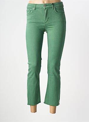 Pantalon 7/8 elasticitate mărime normală verde NVY DENIM femeie