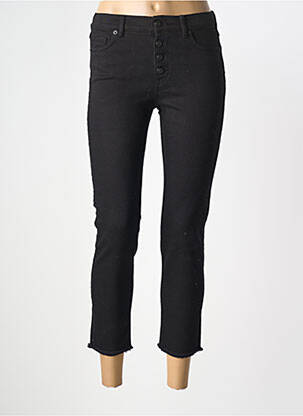 Pantalon 7/8 elasticitate mărime normală negru NVY DENIM femeie