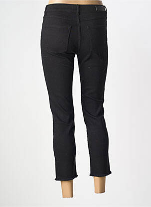 Pantalon 7/8 elasticitate mărime normală negru NVY DENIM femeie