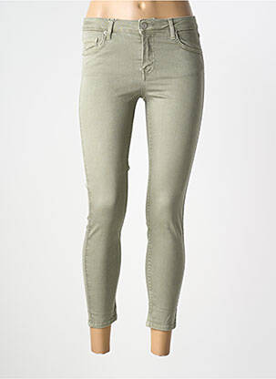 Pantalon 7/8 elasticitate mărime normală verde NVY DENIM femeie
