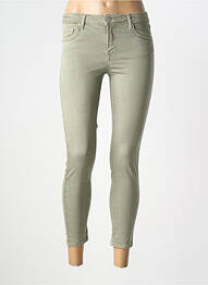 Pantalon 7/8 elasticitate mărime normală verde NVY DENIM femme