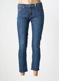 Blugi cu croială slim țesătură brută mărime normală albastru NVY DENIM femme