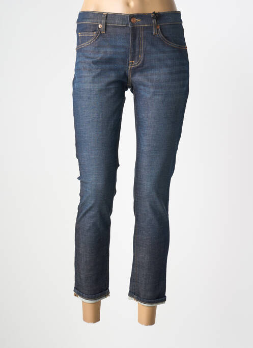 Blugi cu croială slim albastru NVY DENIM femeie