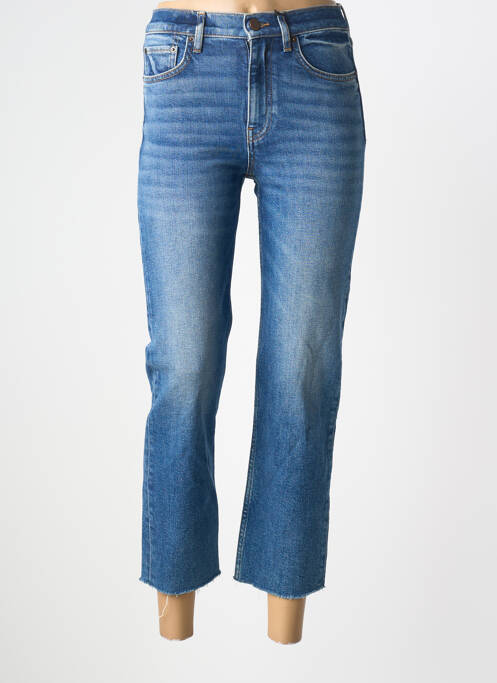 Blugi cu croială dreaptă albastru NVY DENIM femeie