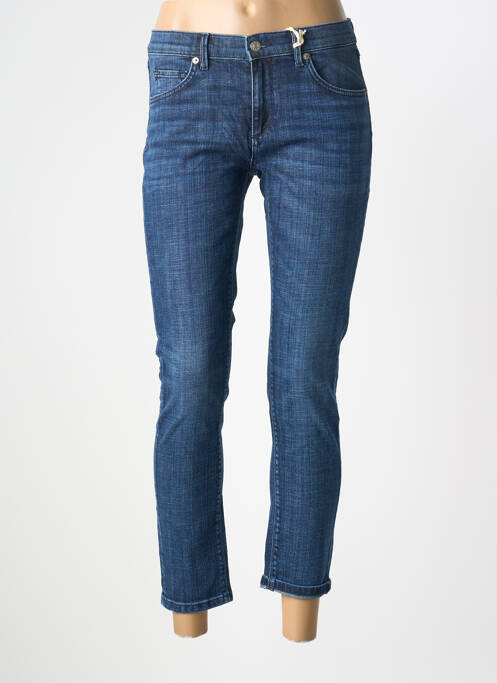 Blugi cu croială slim albastru NVY DENIM femeie