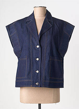 Jachete casual guler tip costum albastru NUMPH femeie