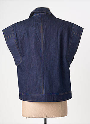 Jachete casual guler tip costum albastru NUMPH femeie