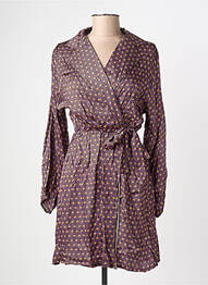Rochie scurtă mâneci lungi mâneci lungi violet LA PETITE ETOILE femeie