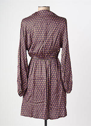 Rochie scurtă mâneci lungi mâneci lungi violet LA PETITE ETOILE femeie
