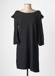 Rochie midi mâneci lungi mâneci lungi negru LA PETITE ETOILE femeie