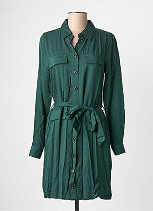 Rochie midi mâneci lungi mâneci lungi verde LA PETITE ETOILE femeie