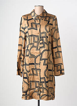 Rochie midi maro NUMPH femeie