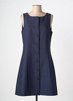 Rochie midi fără mâneci fără mâneci albastru NUMPH femeie