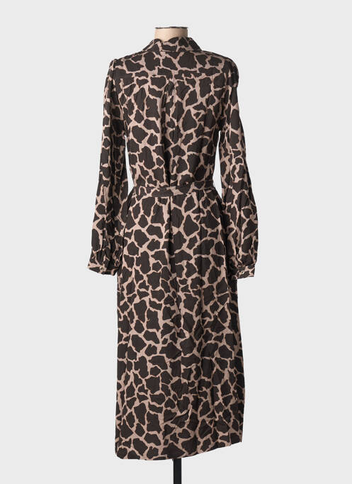 Rochie midi maro NUMPH femeie