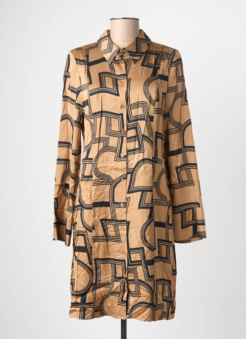 Rochie midi maro NUMPH femeie