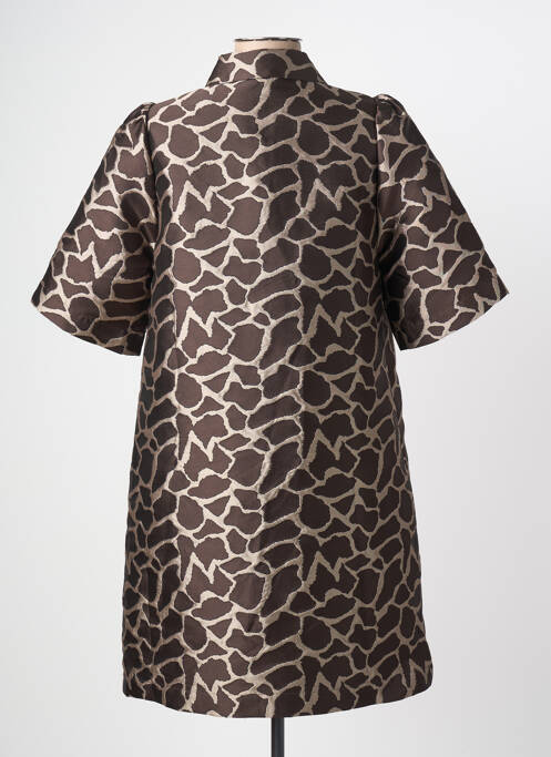 Rochie midi maro NUMPH femeie