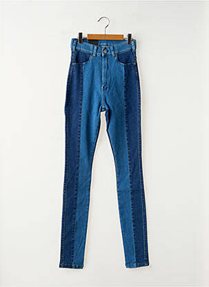 Blugi cu croială slim albastru DR DENIM femeie