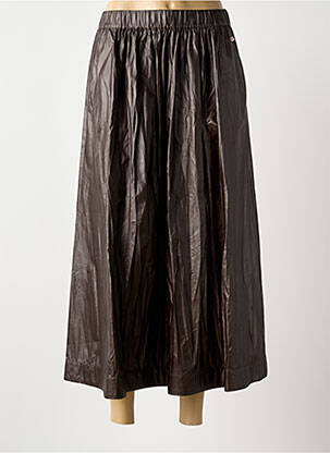 Fustă lungă maro NUMPH femeie