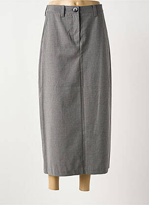 Fustă lungă gri NUMPH femeie