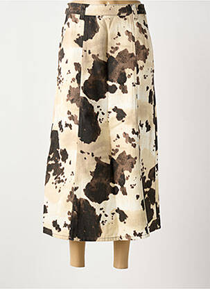 Fustă lungă bej NUMPH femeie