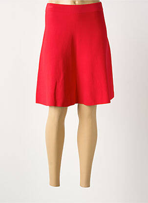 Fustă midi roșu NUMPH femeie