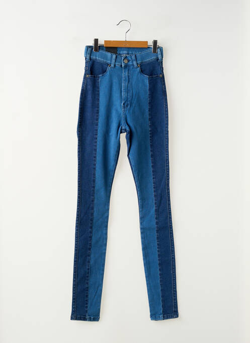 Blugi cu croială slim albastru DR DENIM femeie