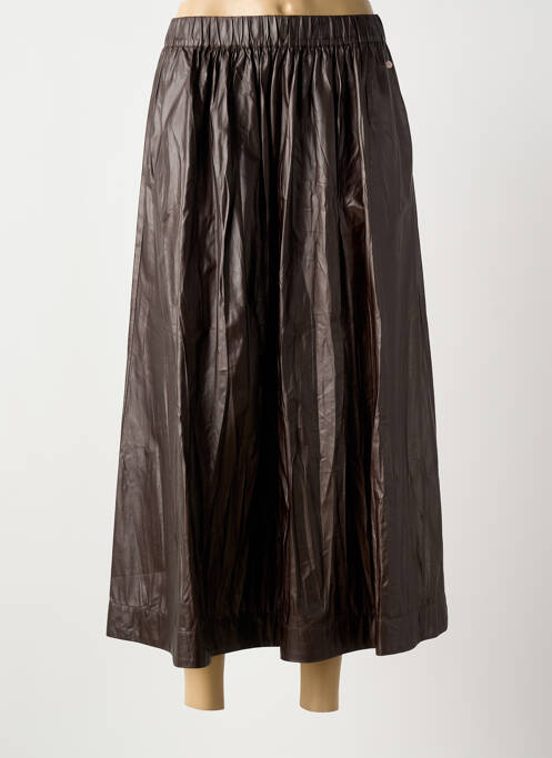 Fustă lungă maro NUMPH femeie