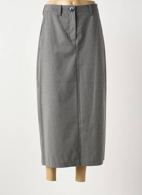 Fustă lungă gri NUMPH femeie