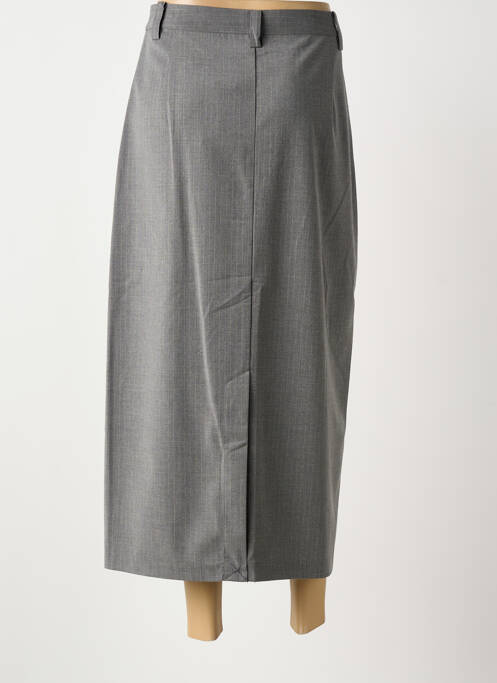 Fustă lungă gri NUMPH femeie