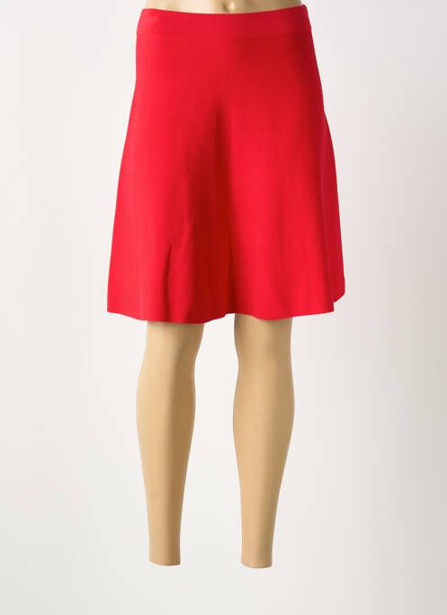Fustă midi roșu NUMPH femeie
