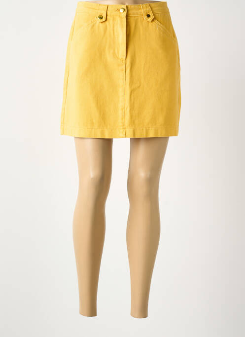 Fustă scurtă galben ARTLOVE femeie