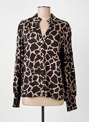 Cămașă maro NUMPH femeie