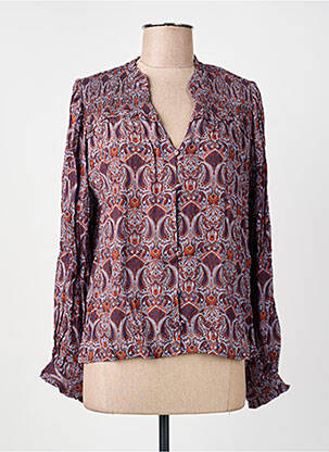 Cămașă croială cambrată mâneci lungi violet LA PETITE ETOILE femme