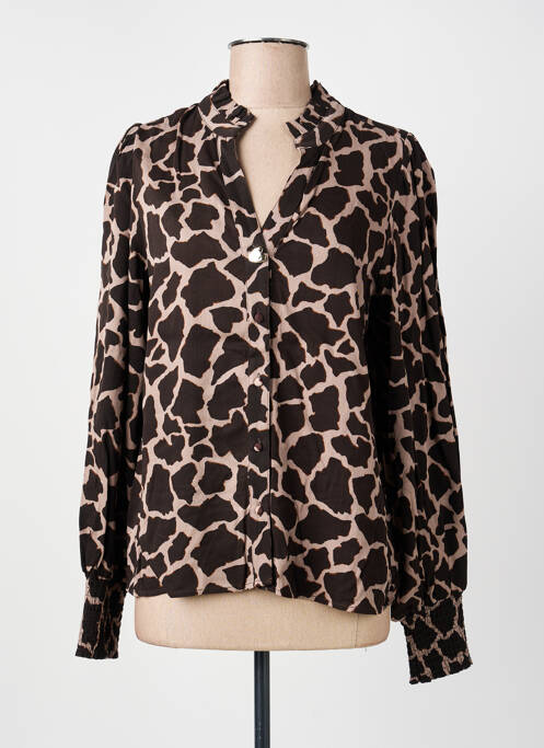 Cămașă maro NUMPH femeie