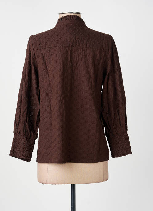 Cămașă maro NUMPH femeie