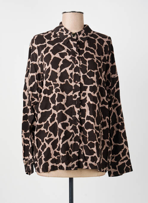 Cămașă maro NUMPH femeie