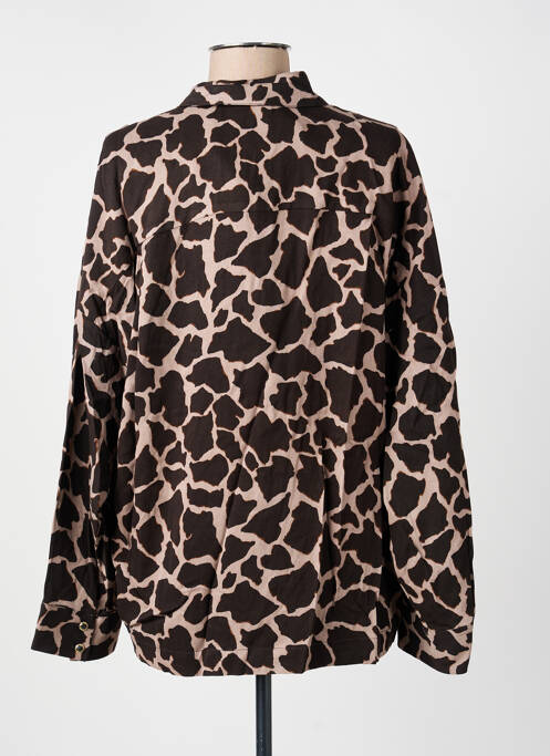 Cămașă maro NUMPH femeie