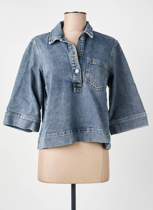 Top albastru NUMPH femeie