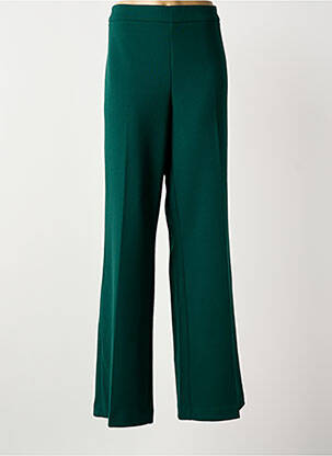 Pantalon evazat talie elastică talie înaltă verde JOSEPH RIBKOFF femeie