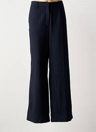 Pantalon evazat închidere cu fermoar sub clapetă cu cârlig mărime normală albastru GERRY WEBER femme