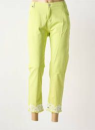 Blugi cu croială slim elasticitate mărime normală verde LESLIE femme