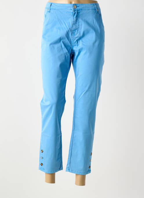 Pantalon 7/8 albastru LESLIE femeie