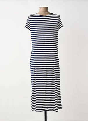 Rochie midi mâneci scurte mâneci scurte albastru JOY OF LIFE femeie