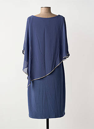 Rochie midi croială fluidă mâneci scurte albastru JOSEPH RIBKOFF femeie