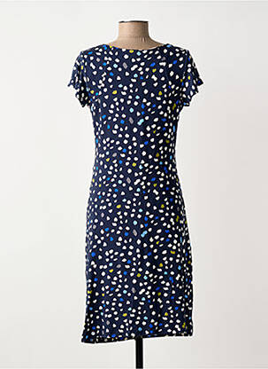 Rochie midi mâneci scurte mâneci scurte albastru JOY OF LIFE femeie