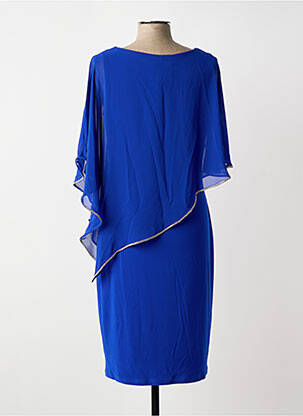 Rochie midi croială fluidă mâneci 3/4 albastru JOSEPH RIBKOFF femeie