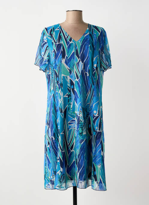 Rochie midi albastru GEVANA femeie