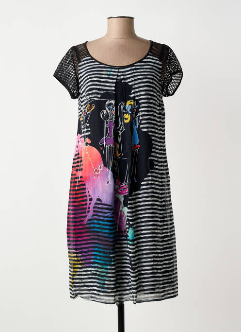 Rochie midi negru DIVAS femeie