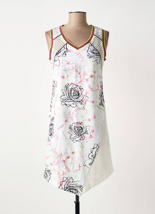 Rochie midi alb LESLIE femeie